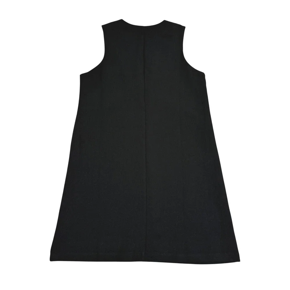 Banana Republic Womens 8 Black Sleeveless Dress NWT V Neck Work Shift NEW - Picture 4 of 8